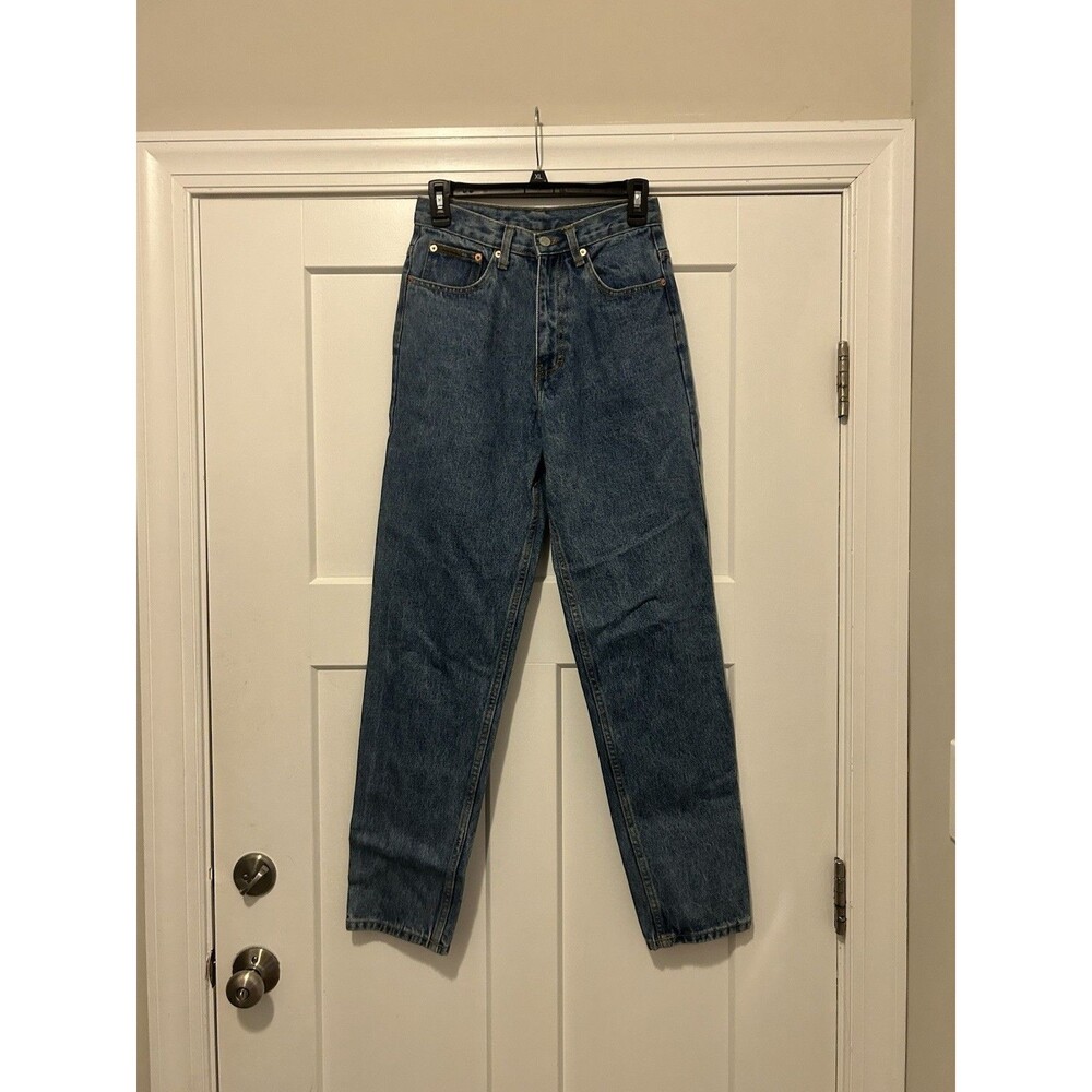 90s Calvin Klein Jeans Classic 5 Pocket Double Stone Wash Size 8 /26 Inseam 30